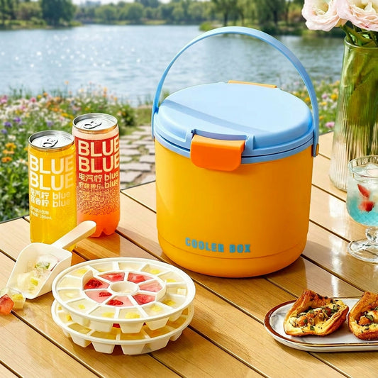 Food Grade Ice Bucket Ice Mold Storage Box Outdoor Insulated Cooler